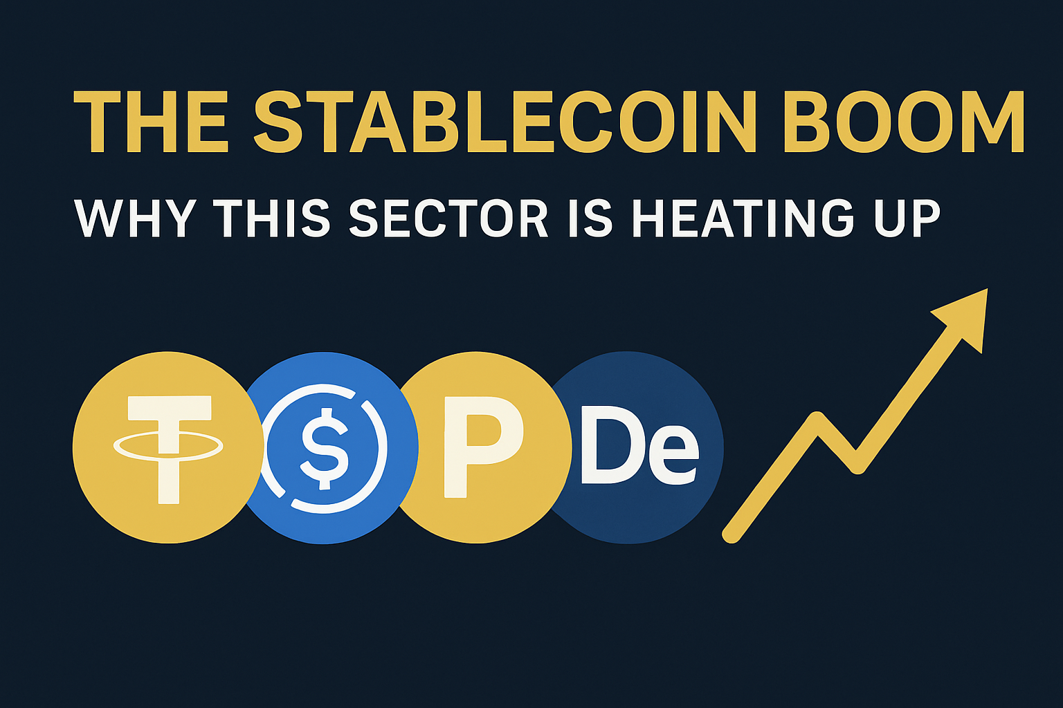 Image: 🟡 The Stablecoin Boom: Why This Sector Is Heating Up
